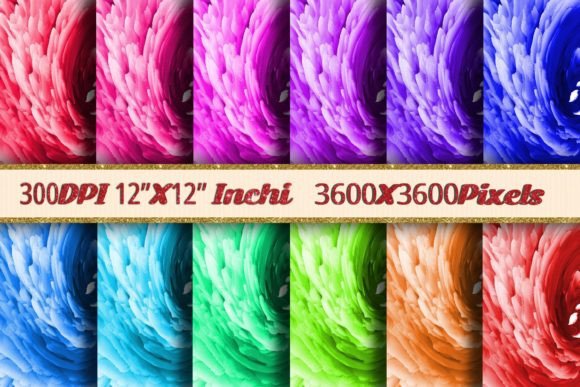 12 Abstract Spiral Texture 3D Background: A Modern Design Essential for Creative Projects