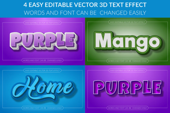 Editable 3D Text Effect Design: Simplify Your Creative Workflow