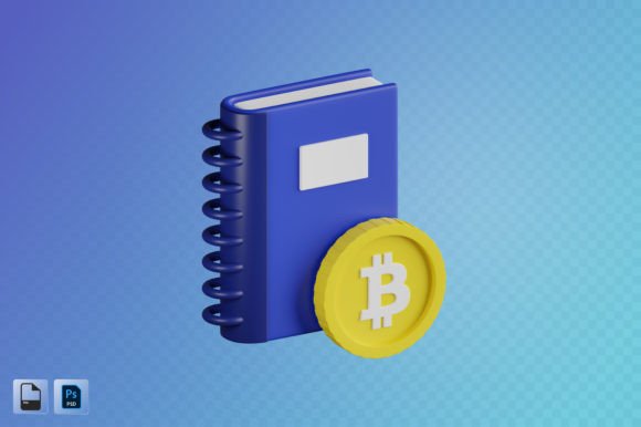 Enhancing Digital Projects with Bitcoin Ledger 3D Illustration
