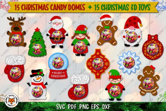 Everything You Need to Know About the Christmas Candy Dome Bundle SVG and 3D Toys for Paper Cutting