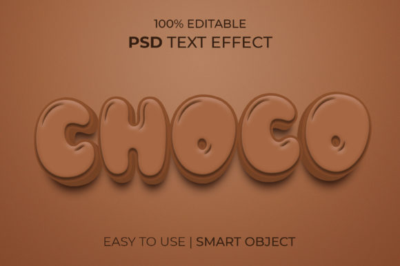 How to Use the Choco 3D Text Effect Template in Photoshop Without Installing Anything