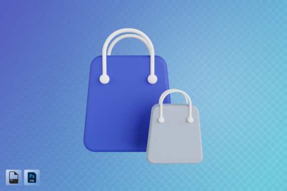 Shopping Bag 3D Illustration: A Strategic Asset for Modern Design and Branding